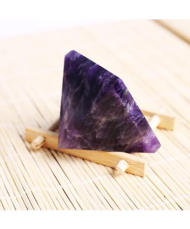 60MM Natural Dream Amethyst Pyramid Quartz Crystal Pyramids for Stone Collection - Buy Online on GoSupps.com