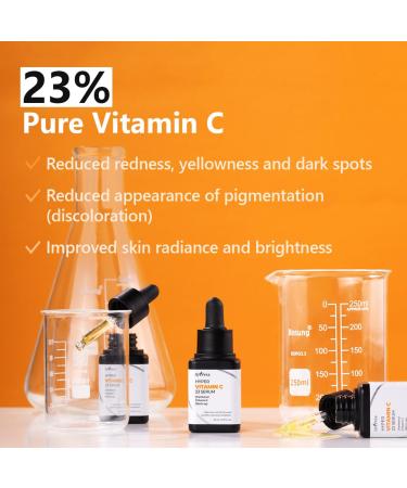 ISNTREE Hyper Vitamin C 23 Serum 20ml - Boost Radiance Even Skin Tone with Vitamin E & Panthenol | Shop Internationally - Buy Online on GoSupps.com