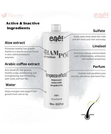 Liss Ever Anti-Residue Shampoo - Eae Cosmeticos 33.8 fl oz | Professional Deep Clean for Hair - International Shipping Available - Buy Online on GoSupps.com