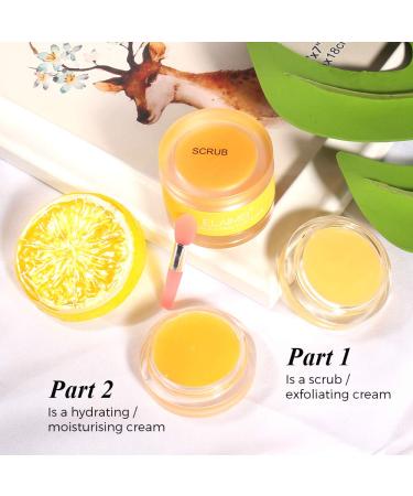 Buy Lip Sleeping Mask & Scrubs - Overnight Moisturizer for Dry Cracked Lips | Exfoliate & Repair | Orange Lip Treatment - Fast International Shipping - Buy Online on GoSupps.com