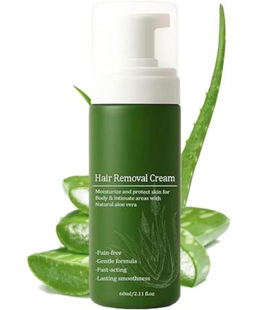 Facial Hair Removal Cream | 60ml Natural Hair Removal Cream For Men | Care Products For Intimate Areas | Home Use Shower Bathroom Daily Shaving Travel For - Buy Online on GoSupps.com