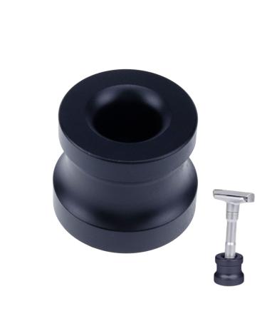 Curqia razor holder made of aluminum alloy double-edged for razors safety razors toothbrushes desk pen holder accessories-matt black C-mat black