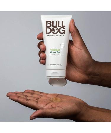 Bulldog Men's Skincare Original Shave Gel - 5.9 oz, 2-Pack | Best Shaving Gel for Men - Buy Online on GoSupps.com
