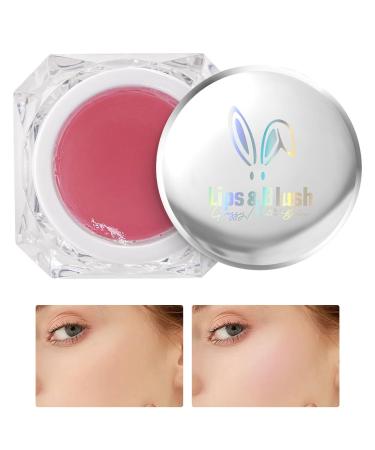 Natural Blush - Long Lasting Water Proof Blush Cream Powder for Cheeks Cheek Blush Safe and Harmless for Girls Women Birthday Kagrote Red
