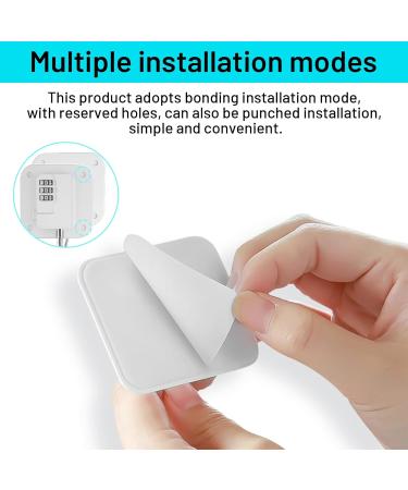 Child Safety Fridge Lock Set- Key Coded Refrigerator & Cupboard Security Locks | 3M Adhesive for Home, Hotel & Kitchen Use - Buy Online on GoSupps.com