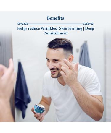 Blue Nectar Men s Face Moisturizer Cream - Plant-Based Vitamin E & C | Anti-Aging Daily Moisturizing with 14 Herbs - 1.7 Oz - Buy Online on GoSupps.com