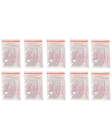 Phopurtall 360Pc/10Bag Lace Super Tape Hair Double Sided Strips with Slitting Fixed Adhesive Wig Strip for Toupee Lace Sticker
