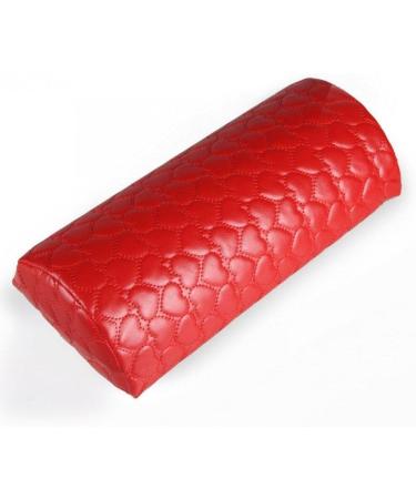 Hand Cushion Holder Nail Art Mat Pad Soft Pu Leather Sponge Arm Rest Heart Design Nail Pillow Manicure Art Beauty Tools Red - Buy Online on GoSupps.com