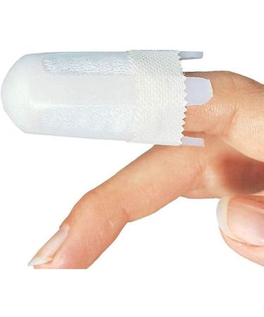 Dukal Finger Guards - Pack of 12 Plastic Guards for Professionals and Patients - Medium Size - Full Length - Disposable Medical Supplies for Fingers and Toes - Buy Online on GoSupps.com