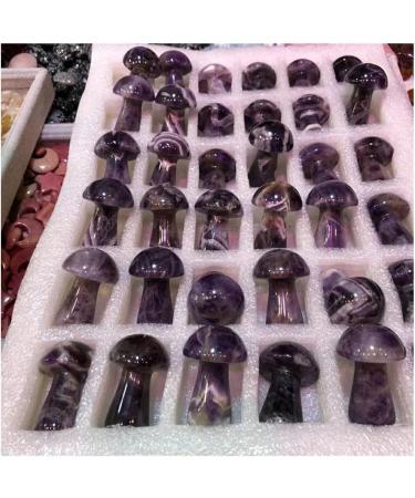 Natural Crystal Rough 1pcs 5cm Cute Natural Amethyst Purple Quartz Mushroom Shaped Crystal Polished Stone Gift Decor Natural Quartz Crystals Crafts - Buy Online on GoSupps.com