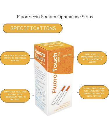 Ophthalmic Fluoro Touch Strips - 100 Packs | KASHSURG International Shipping Available - Buy Online on GoSupps.com