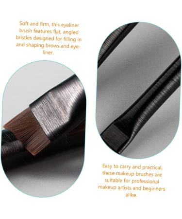 minkissy 15 Sets Eyeliner Brush Makeup Brush Newborn Wool Blanket Eyebrow Brush Spoolie Flat Eyebrow Brush Multi-function Eyebrow Brush Eye Liner Wands Toiletries Miss Wood Bevel - Buy Online on GoSupps.com