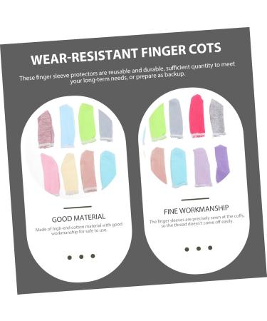 100pcs Breathable Finger Protectors - Comfortable Cotton Finger Covers for Labor & Daily Use - Buy Online on GoSupps.com