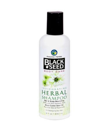 Black Seed Shampoo, Herbal, 8 Ounce Herbal 8 Ounce