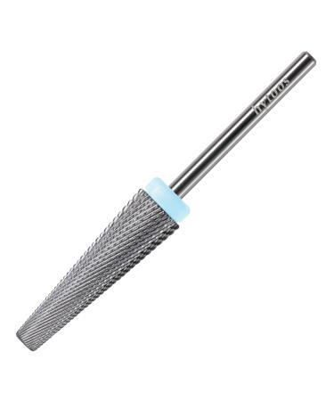 24mm Super Long 5 in 1 Nail Drill Bits Cross Tapered Carbide Bit 3/32" Two-way Rotate for Both Hand Remove Acrylic Nails/Gel Electric File Tool Drills Manicure Accessories (2XF) Long 24mm 24mm 5in1 - 2XF