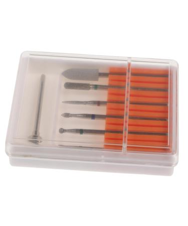 FRCOLOR Cell Phone Accessories Nail Polishing Accessories 1set Grinding Head Set Head Tungsten Steel Pedicure Manicure Grinding Tools Nail Art Accessories