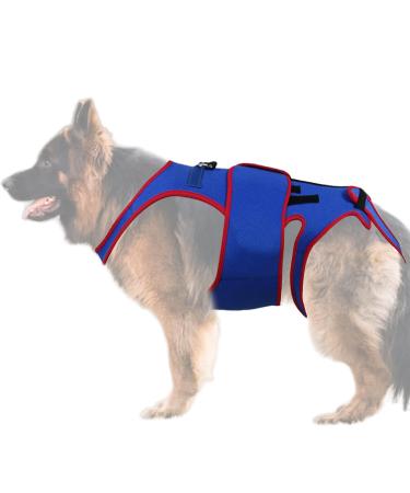Dog Back Brace Dogs Back Brace Helps Small Dogs | D-Ring and Reflective Strips Back Protector Support Helps Hurt Relief Dogs Back Xl