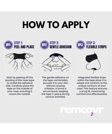 Nasal Strips for Breathing | 30 Strong Adhesive Nose Strips - Enhance Oxygen Intake & Reduce Snoring | 1 Month Supply - Buy Online on GoSupps.com