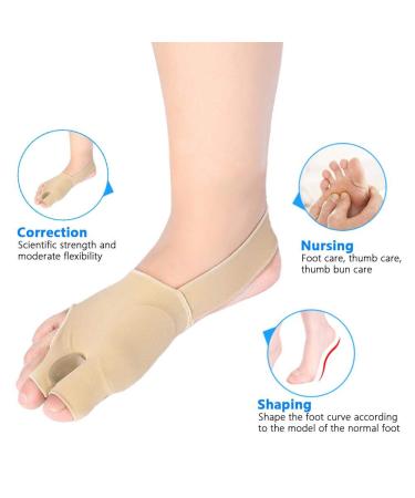 YUYTE Hallux Valgus Corrector Orthotic Braces for Bunion Alignment [Large] - Toe Separator for Men and Women - Buy Online on GoSupps.com