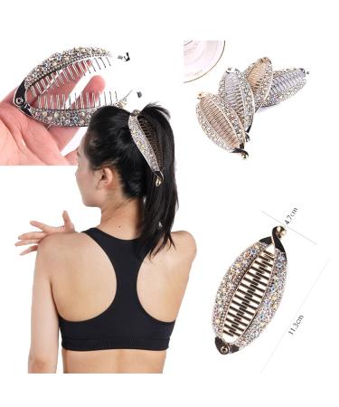 Fish Shape Hair Claws Clip Barrettes for Women - Gold+Silver 4pcs | Hairpins Hair Accessories - DIY Craft - Buy Online on GoSupps.com