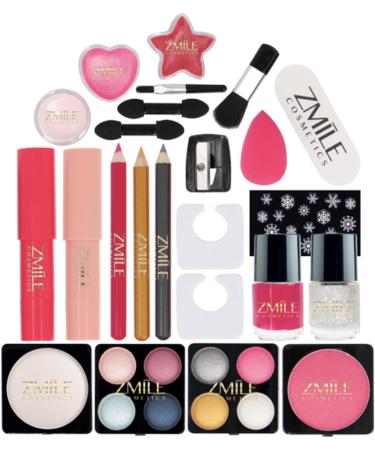 ZMILE COSMETICS Advent Calendar Cube 'Merry Christmas' silver/gold/magenta - Vegan cosmetics - Buy Online on GoSupps.com