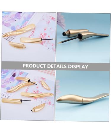 MUSISALY 18 Pcs Eyeliner Empty Tube oil Lash Serum DIY Tube Cosmetics Eyelash Oil Tubes Wand Golden Pp - Buy Online on GoSupps.com