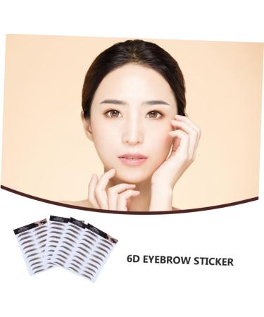 Mipcase 4pcs Eyebrow Stickers Makeup Stencil Instant Transfer Eyebrows 6d Hair-like Eyebrows Stickers Shaper - Buy Online on GoSupps.com