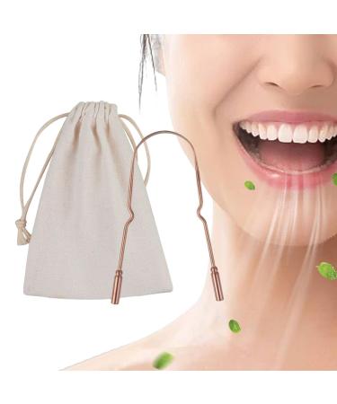 Rolempon tongue scraper for adults - tongue cleaning brush made of stainless steel U -shaped cleaning scraps for oral hygiene fresh breath