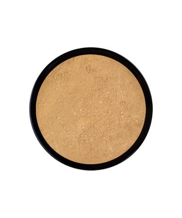 Emani Vegan Cosmetics Perfecting Mineral Crushed Powder Face Foundation - Full Coverage  HD Finish  Pore Minimizing  Silicon Free  100% Organic  Vegan  Gluten and Cruelty Free  Buildable Coverage Sand (Medium)
