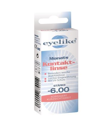 Eyelike monthly contact lens -3.25 diopters 1 piece -3.25 diopters 8.6 millimeters 14.1 millimeters 1 - Buy Online on GoSupps.com
