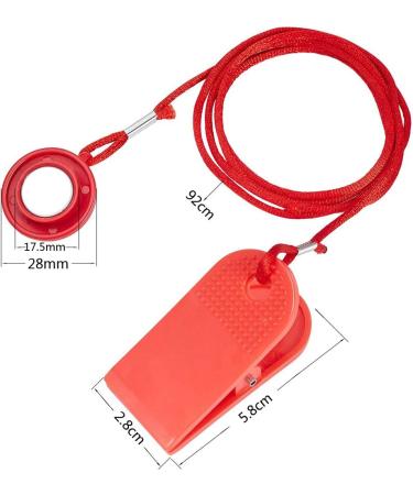 Ruxihe 2-Pack Round Treadmill Safety Key Replacement Magnets - Running Machine Essentials - Buy Online on GoSupps.com