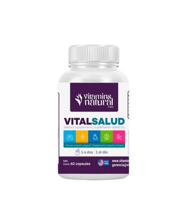 Vital Salud Boost Your Immune System and Soothe Varicose Veins with 100% Organic Nopal and L-Carnitine
