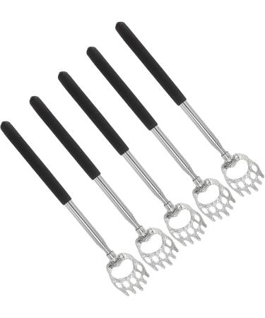 EASTALOLO 5pc Telescopic Back Scratcher Set - Stainless Steel Extendable Relief for Itching - Perfect for Home & Travel - Buy Online on GoSupps.com
