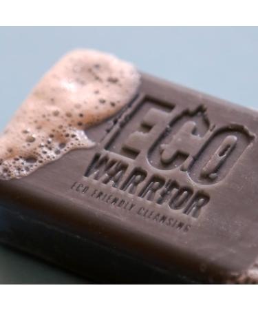 Eco Warrior Charcoal Clear Skin Soap Bar - Vegan Cruelty Free No SLS or Parabens Whole Body Soap Moisturising Charcoal Grapeseed and Anti Bacterial Tea Tree Essential Oil Eco Friendly Soap 100g - Buy Online on GoSupps.com