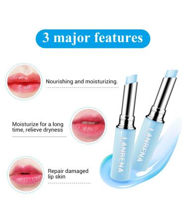 Hyaluronic Acid Lip Balm - Moisturizing & Nourishing, Reduce Fine Lines, Protect Skin - Natural Extracts (New Packaging) - Buy Online on GoSupps.com