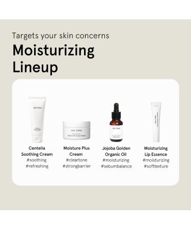 ONE THING Moisturizing Lip Essence 1 Count | Nourishing Soothing Moisturizing Hydrating Dry Rough Lips Oil Butter Organic Plant Based Balm Jojoba Argan Olive Oil | Vegan Korean Skin Care - Buy Online on GoSupps.com