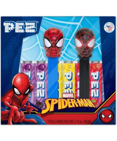 Pez Candy Marvel Spiderman Gift Set - 2 Dispensers & 6 Pez candy - Buy Online on GoSupps.com