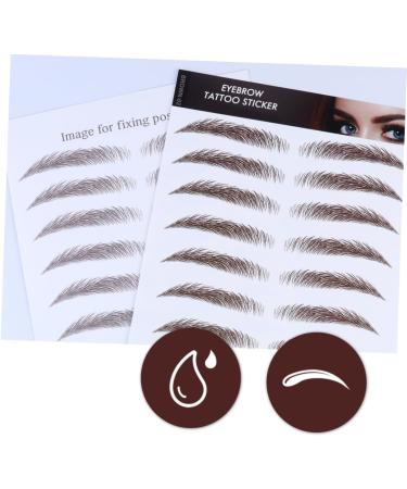 NOLITOY 4pcs Stickers Fake D Female for Hair-like Girl Imitation Brow Shaping Makeup Grooming Stimulation - Buy Online on GoSupps.com