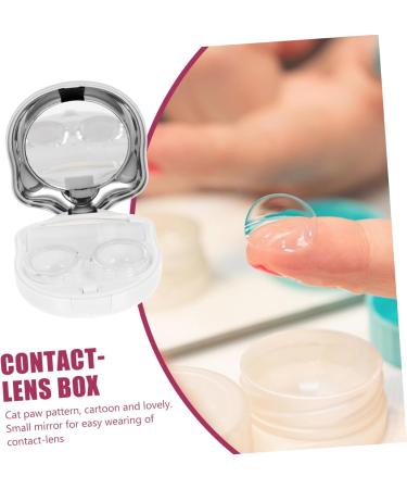 Shop Homsfou Cat Claw Colored Contact Lenses & Travel Set - Space-Saving Lens Container with Tweezers & Suction Rod | International Shipping Available - Buy Online on GoSupps.com