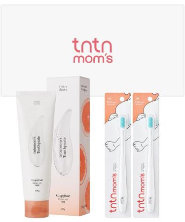 TNTN MOM'S Grapefruit Toothpaste & Ultra Fine Toothbrush Set for Pregnant Women - Buy Online on GoSupps.com