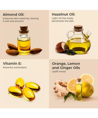 Wake Up Shower Body Oil - Oil to Foam Cleanser for Dry Sensitive Skin with Almond Hazelnut & Orange Oils - Vegan Made in the USA | Deeply Moisturizing Body Wash - Buy Online on GoSupps.com