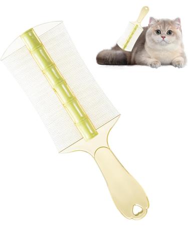 Pet Comb for Cats Multipurpose Kitten Flea Comb Dog Grooming Comb Hangable Cat Grooming Comb Pet Grooming Comb for Home Pet Shops Green - Buy Online on GoSupps.com