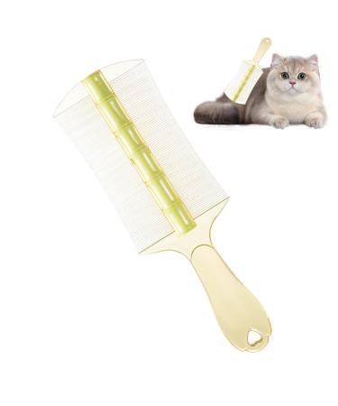 Pet Comb for Dogs | Double-Sided Dog Grooming Comb Kitten Flea Comb Hangable Cat Grooming Comb Pet Grooming Comb for Home Pet Shops Green