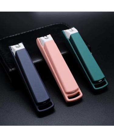 SVAASA Nail Clippers Large Carbon Steel Nail Clipper Cutter Professional Anti Slip Anti Splash Portable Toe Nail Scissors Manicure Tool (Color : Pink) - Buy Online on GoSupps.com