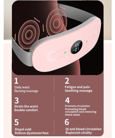 Skubis Wireless Heating Pillow - Three-Stage Heating Belt for Menstruation & Pain Relief | Pink - Buy Online on GoSupps.com