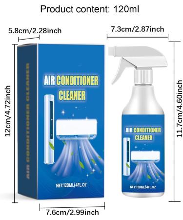 Shakven Air Conditioner Cleaner No Washing Air Conditioner Foaming Coil Cleaner Spray | Coil Cleaner for Ac Unit Ac Coil Cleaner 120ml Ac Coil Cleaner Foam for Commercial & Residential Air - Buy Online on GoSupps.com