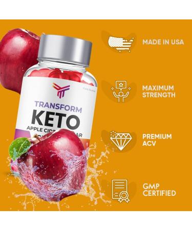 Transform Keto ACV Gummies - Max Strength for Advanced Weight Management (2 Bottles) - Buy Online on GoSupps.com