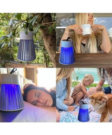MosquitoZap - Mosquito Zapper for Outdoor Indoor Portable Camp Buzz Blast Pro Rechargeable Charging Multifunctional Cordless Buzz Blast Pro for Home Backyard Garden Camp (Grey) - Buy Online on GoSupps.com