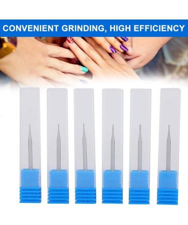 Naroote Manicure Drill - 6pcs Tungsten Steel Electric Nail Art Grinding Heads (1.4mm) - Best for Professional Nail Care | International Shipping - Buy Online on GoSupps.com