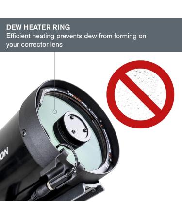 Celestron Aluminum Dew Heater Ring - Compatible with 5 Schmidt-Cassegrain Telescope - Buy Online on GoSupps.com
